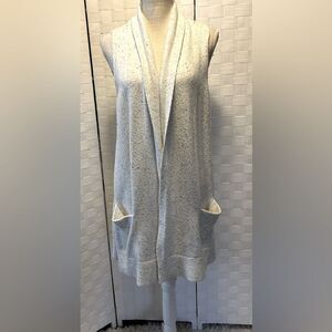 Ann Taylor Loft Long sweater vest cardigan sweater